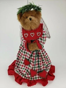 Boyds Bear Head Bean Collection Angel Tree Topper Jenessa  Best Dressed Series - Picture 1 of 8