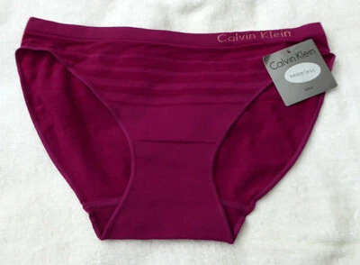 Calvin Klein Ombre Bikini size M Panty Underwear D3420 magenta red soft - Image 1 of 3
