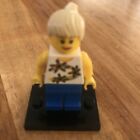 Lego ® - City ? - Set 8401 - Figurine Yellow Flowers Tan Ponytail (Cty0130)