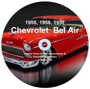 Chevrolet Bel Air 150 210 Nomad Wagons Assembly Parts Manual 1955 1956 1957 CD - Picture 1 of 10