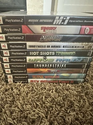 Playstation 2 Games Lot Of 10 Ps2 Games Lot Cib Complete - Image 1 of 3