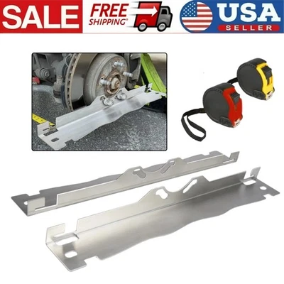 Wheel Alignment Tool Toe Plates with 2 Tape Measures 16ft - Accurate Measurement Foto 1 de 4