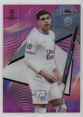 2020-21 Topps Finest UCL Pink Refractor /125 Luis Henrique #3 Rookie RC - Image 1 of 2