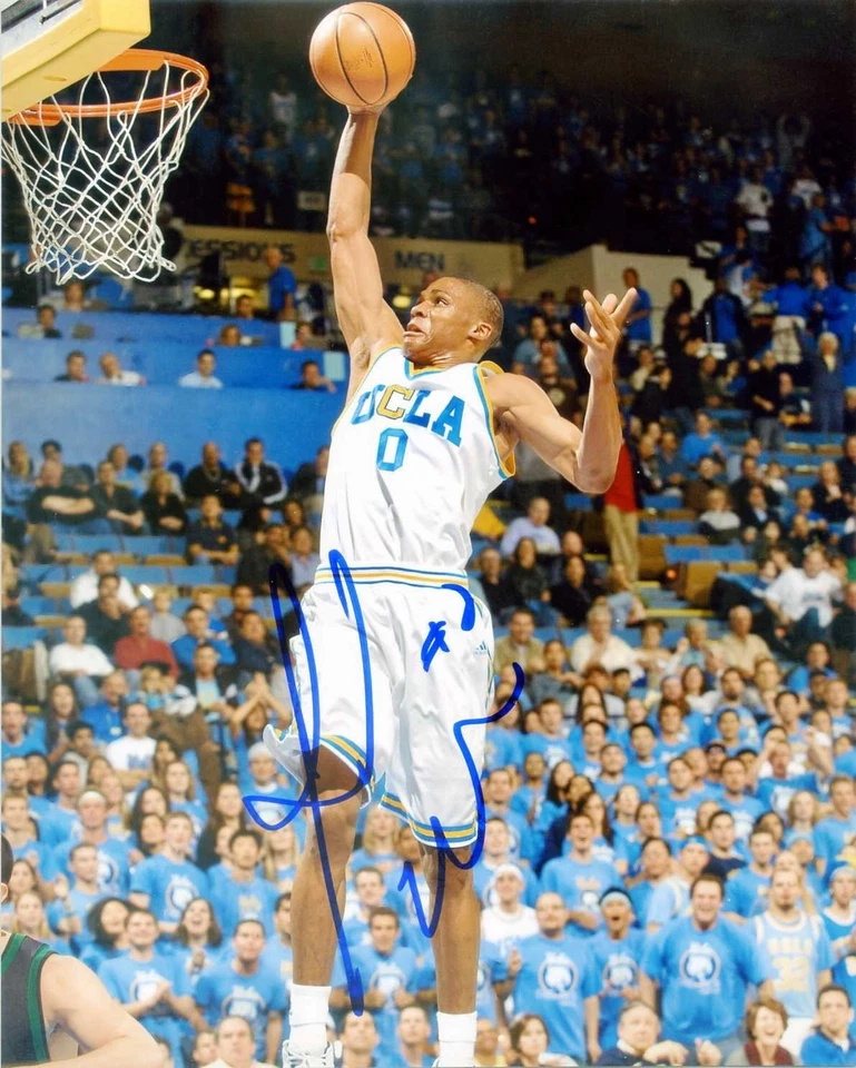 Foto autógrafa firmada por Russell Westbrook UCLA 8x10 Foto 1 de 1