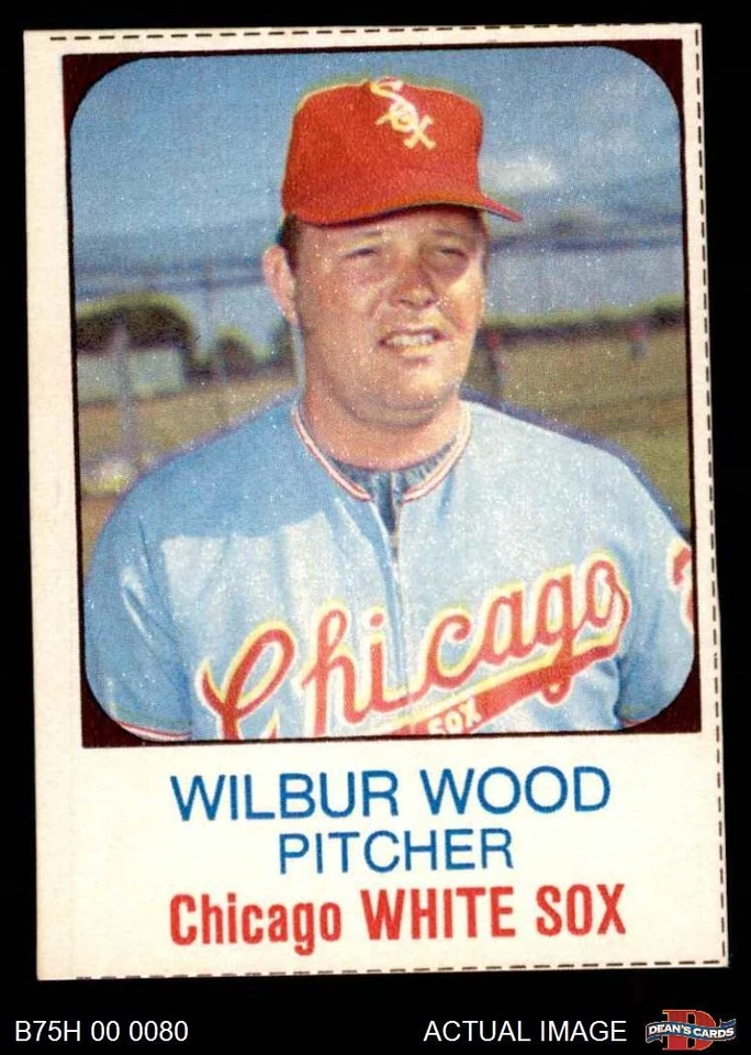 1975 Hostess #68 Wilbur Wood White Sox 4 - VG/EX - Image 1 of 1