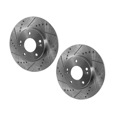 Par de discos de freno lado conductor y pasajero para Hyundai Elantra cupé 2013 2014 Foto 1 de 4