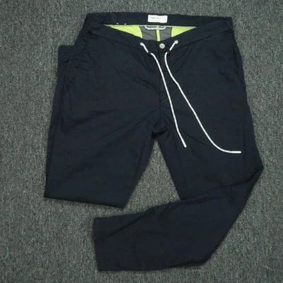 Brax 裤子男式 34x30 蓝色实验室 J-Tech 抽绳慢跑轻便安静豪华 — 第 1/4 张图片