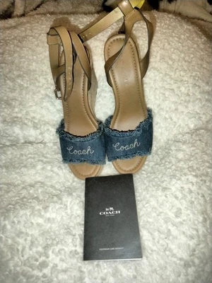 Cuña Coach Kelley Demin FG3462 (EE. UU. para mujer 7,5) Foto 1 de 4