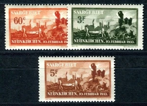 SAAR 1933 168-170 * FLAWLESS SET NEUNKIRCHEN 110€(F4075 - Picture 1 of 2