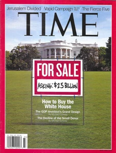 Time Magazine How to Buy the White House Karl Rove Jerusalem Microcreameries - Picture 1 of 12