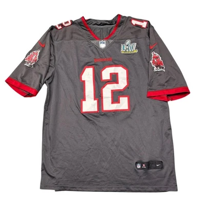 Camiseta masculina Tampa Bay Buccaneers 2XL NFL Tom Brady 12 Nike Super Bowl LV - Imagem 1 de 4