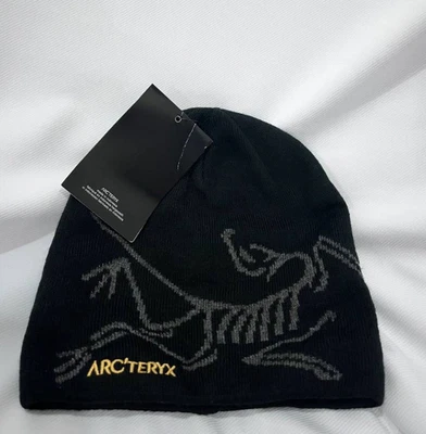 NWT 2025 Arc'teryx Bird Head Toque Beanie Hat Black Orca Merino Wool Winter Cap - Image 1 of 4