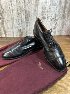 Zapatos de vestir Allen Edmonds Park Avenue para hombre talla 9D con cordones puntera Oxford negros - Imagen 1 de 22