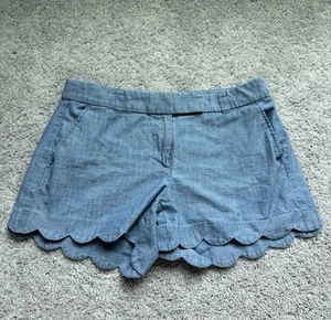 J. Crew überbackene Denim Damen Shorts Gr. 8 adrette Freizeit - Bild 1 von 11