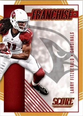 2016 Score Franchise Gold #29 Larry Fitzgerald - FB - Image 1 of 2