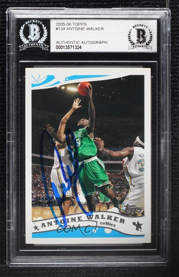 BAS 2005-06 Topps Antoine Walker #134 BGS Authentic Auto - Image 1 of 2