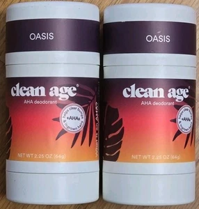 Clean Age Oasis AHA Deodorant For Sensitive Skin (2-Pack)  - Picture 1 of 2
