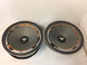 (2) Vintage Cerwin-Vega HED L121-4 12" Woofers Driver Speakers (Need Foam) - Picture 1 of 5