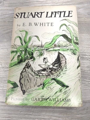 Stuart Little by E.B. White Book Club Edition 1945 HCDJ VG+ Garth Williams Foto 1 de 4