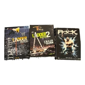 WWE DVD Collection: The Ladder Match & The Rock 3-Disc Sets - Picture 1 of 9