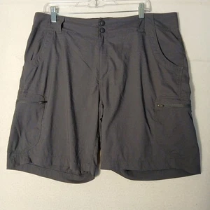 L.L.Bean Womens Size 16 Hiking Shorts Grey 6 Inch EUC - Picture 1 of 8