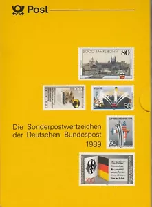 Bund Jahrbuch 1989 Die Sonderpostwertzeichen postfrisch/MNH - komplett - Bild 1 von 1