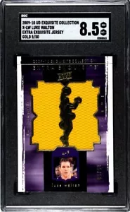 2009-10 UD EXQUISITE COLLECTION X-LW LUKE WALTON MAGLIA EXTRA SQUISITA SGC 8,5 - Foto 1 di 4