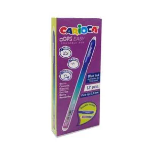 Penna cancellabile OOPS EASY carioca con doppia gomma BLU 12 PCS 0.7 mm - Foto 1 di 1