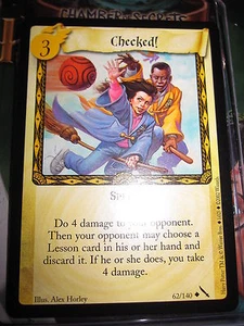 HARRY POTTER TCG GAME CARD CHAMBER OF SECRETS CHECKED ! 62/140 UNCO MINT ENGLISH - Picture 1 of 1