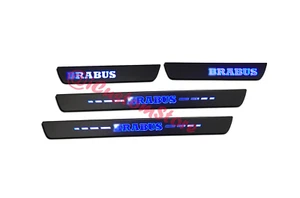 Juego de molduras de entrada Brabus Style negro mate LED Mercedes GL GLE GLS ML clase - Imagen 1 de 10