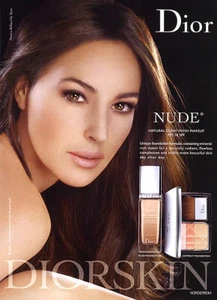 2010 Dior Monica Bellucci blush glow makeup 1-page MAGAZINE AD - Picture 1 of 1