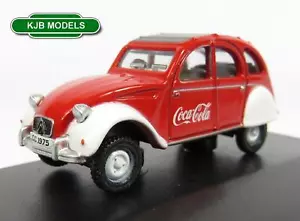 BNIB OO GAUGE OXFORD DIECAST 1:76 76CT007CC CITROEN 2CV COCA COLA CAR - Picture 1 of 2
