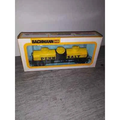 Coche cisterna Penn Salt 3 cúpulas escala HO Bachmann 43-1001-36  Foto 1 de 4
