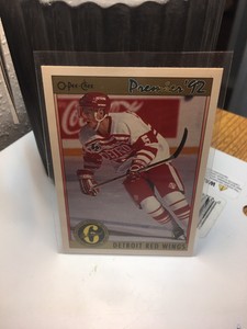 1991-92 O-Pee-Chee Premier #163 Nicklas Lidstrom RC Rookie Checklist Red Wings