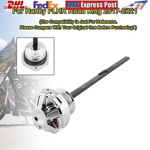 Oil Dipstick Tank Cap Plug For Road Electra Street Glide Road King 17-21 Silver - Picture 1 of 12