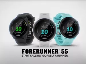 Garmin Forerunner 55 - GPS Only - 42MM - 32MB - Good - Picture 1 of 5