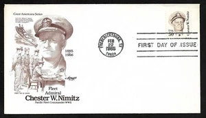 #1869 50c Chester W. Nimitz- WWII Pacific Naval Commander  -  Artmaster FDC - Picture 1 of 2