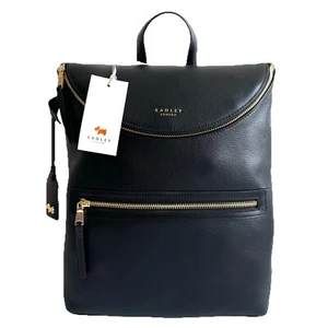 RADLEY Crown Hill Leder Medium Flapover Rucksack Tasche - Neu mit Etikett - UVP 239£ - Bild 1 von 6