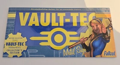 Fallout Metal Sign Vault-tec  - Image 1 of 2