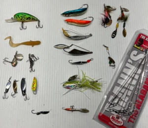 18 Misc Fishing Lures w/ Alabama Rig. - Picture 1 of 5