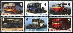 Isla de Man 1999, Ómnibus en la Isla de Man (I) Set MNH, Mi 820-25 - Imagen 1 de 1