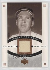2005 Upper Deck Sweet Spot Classic Classic Materials Brooks Robinson #CM-RO HOF