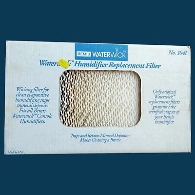 Filtro de repuesto para humidificador Bemis Waterwick Nº 1041 USA Foto 1 de 4