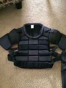 Galls 2000 Body Armor Black Size M/L  Plus Knee/Shin/Ankle Guards (set) L10” - Picture 1 of 4
