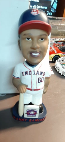 Manny Ramirez  BURLINGTON CLEVELAND INDIANS 2001 Bobblehead Red Sox LA Dodgers Cover