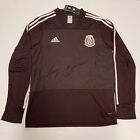 NWT Men’s Adidas Mexico National Sz M Soccer Long Sleeve Training Futbol Jersey