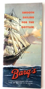 Folleto de venta de refrescos de cerveza Barq's Root años 50 de colección - Imagen 1 de 5