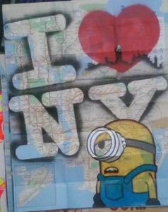 NY GRAFFITI MAP - Picture 1 of 1