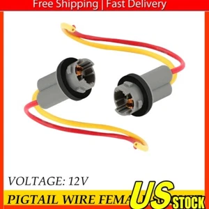 T10 Socket 921 194 Bulb Dome Side Marker Light Harness Wire Plug Connectors 2/4X - Picture 1 of 17