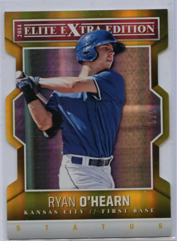2014 ELITE EXTRA EDITION #16 RYAN O'HEARN "GOLD STATUS" RC #5/5, ROYALS - Image 1 of 1